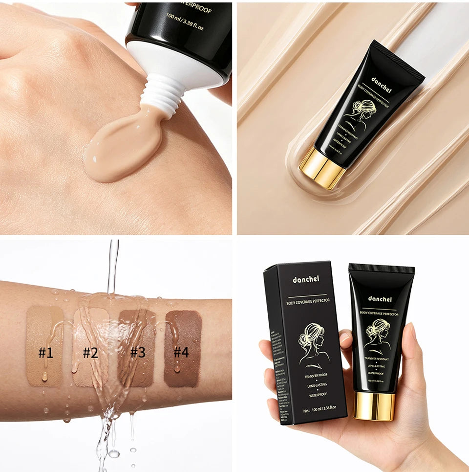 Waterproof Body Concealer and Tattoo Cover Up Foundation Cream