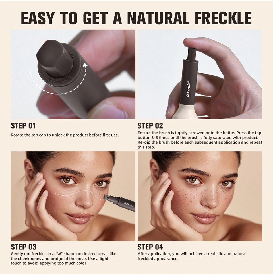 Freckle Stamp Makeup Pen Fake Freckle Marker for Natural Look - 13