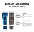 Body Invisible Cream Deodorant and All Over Body Antiperspirant