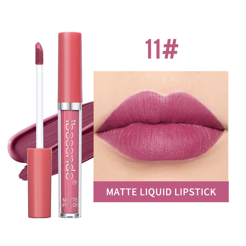 Matte Liquid Lipstick Long Lasting Waterproof Lip Glaze - 22