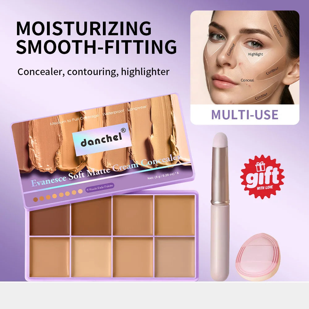 Cream Concealer Palette and Contouring Kit