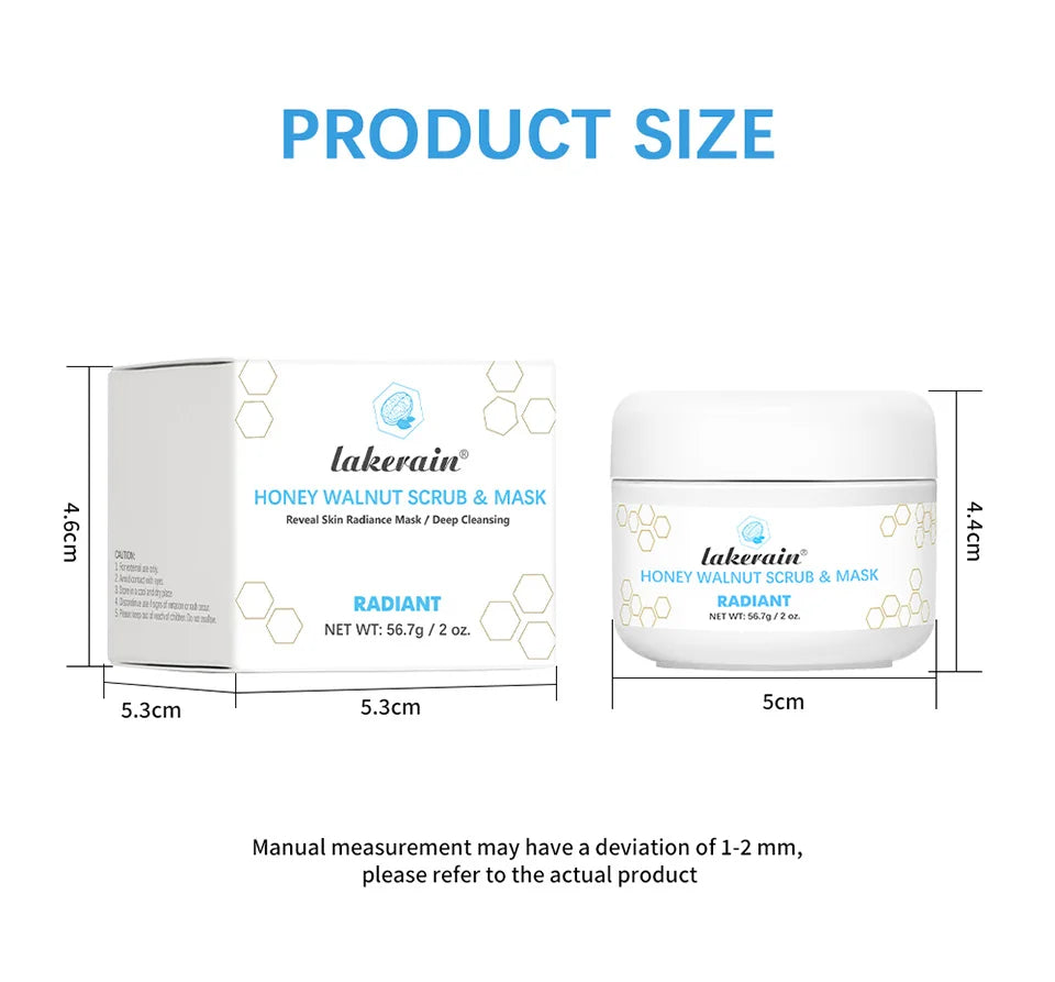 Honey Walnut Facial Scrub and Exfoliating Mask - 14