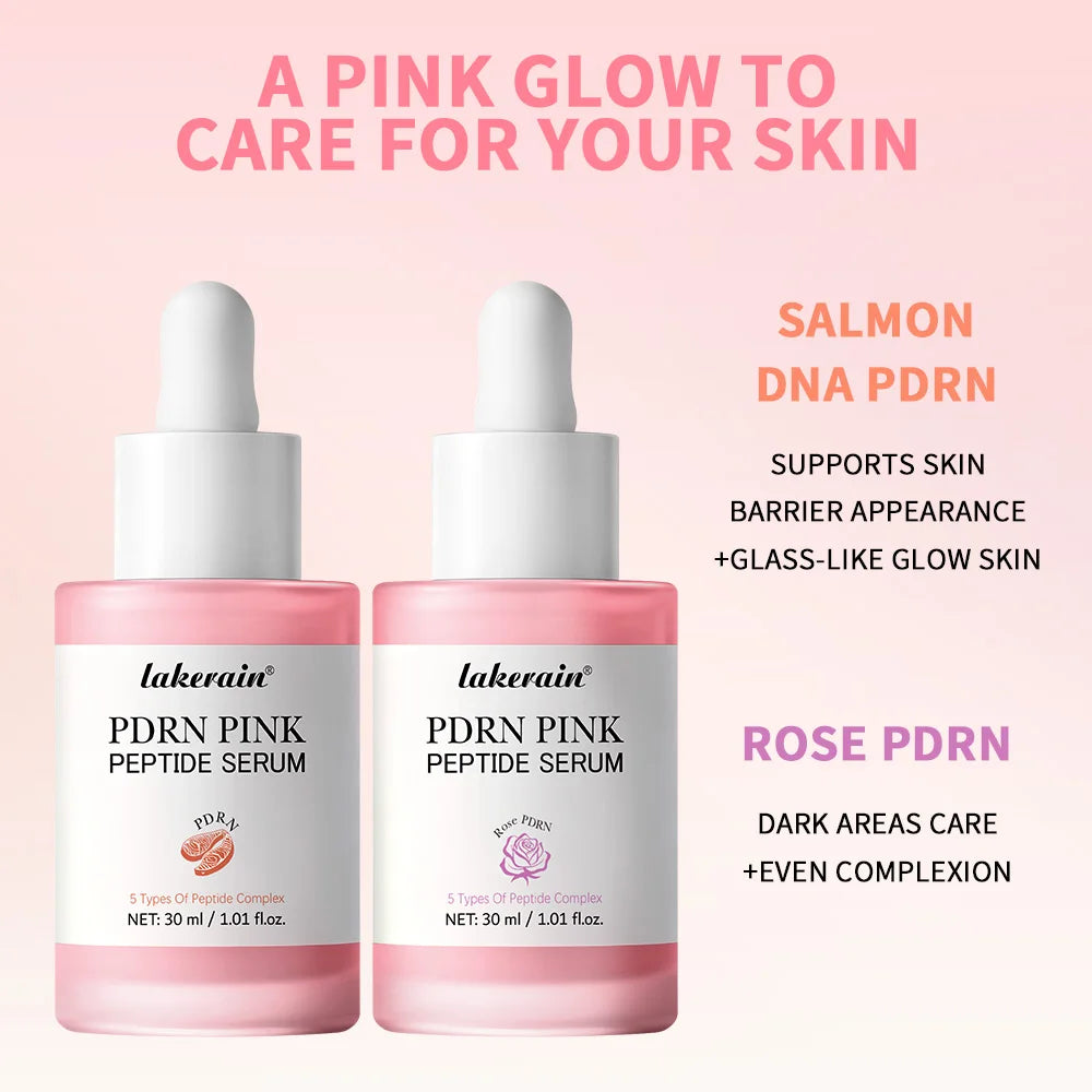 PDRN Pink Peptide Serum and Collagen Balm Set Facial Skin Care