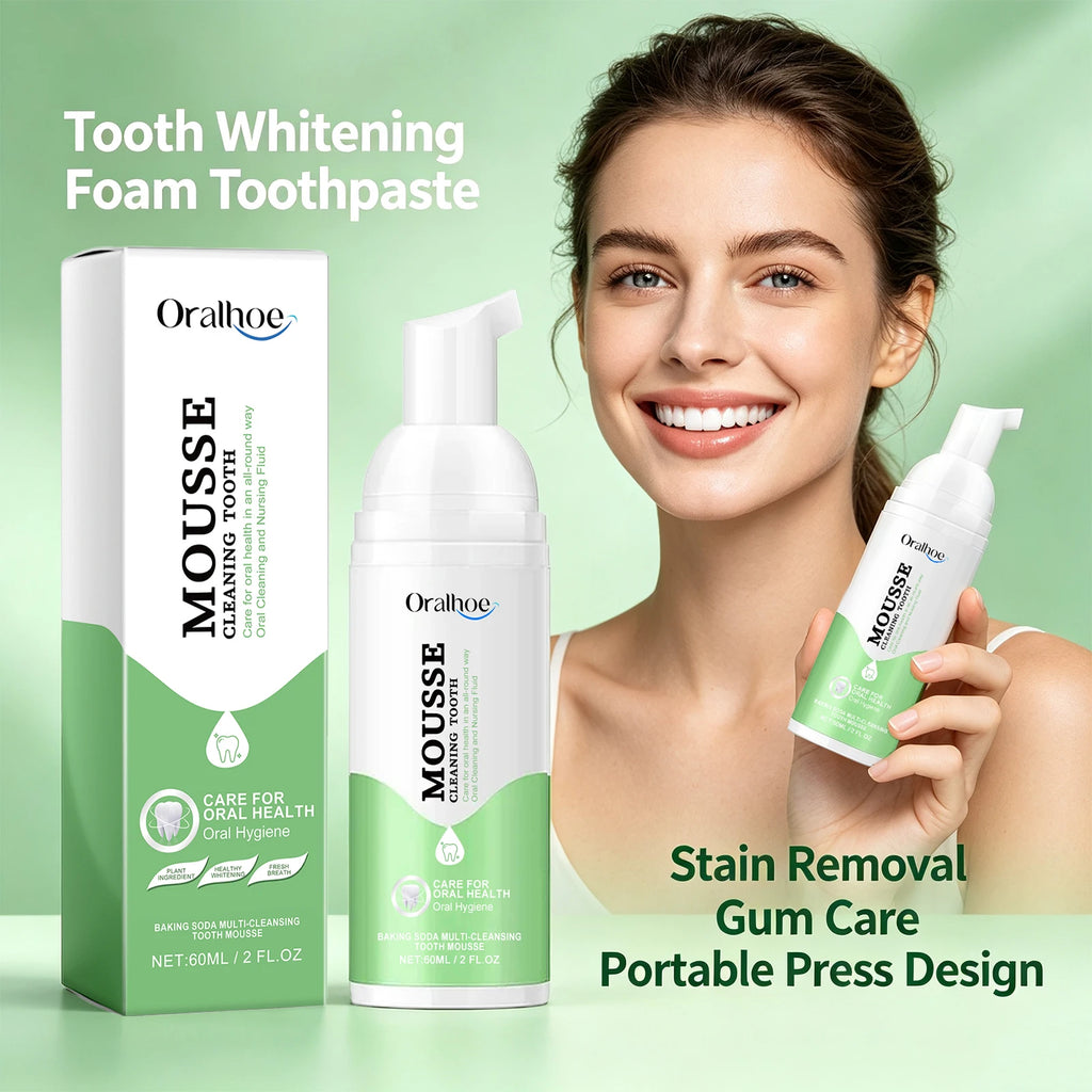 Whitening Foaming Toothpaste Teeth Cleaning Mousse