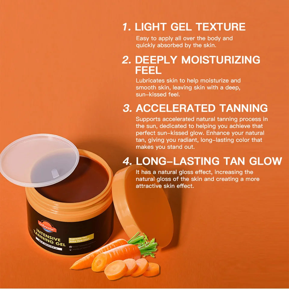 Intensive Tanning Gel Sun Tan Accelerator Body Bronzer - 8