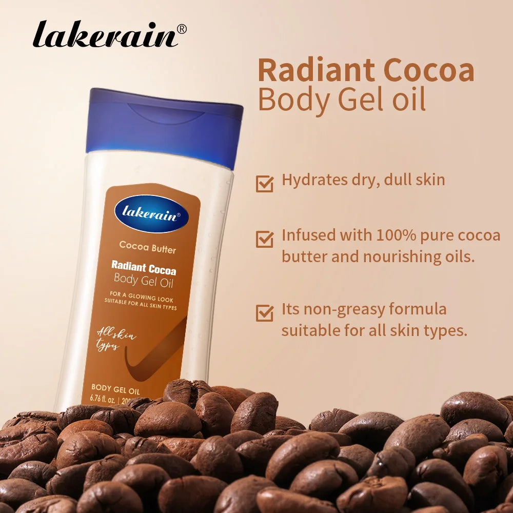 Cocoa Body Oil Gel Hydrating Moisturizer for Glowing Skin - 3