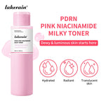 PDRN Niacinamide Toner Pink Milky Facial Lotion for Glowing Skin