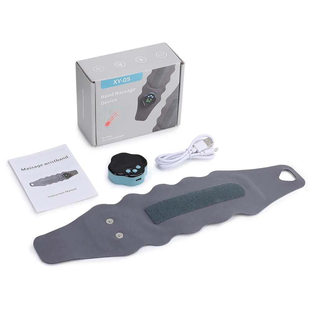 Microcurrent Wrist Massager Electronic Hand Relaxation Band - 20