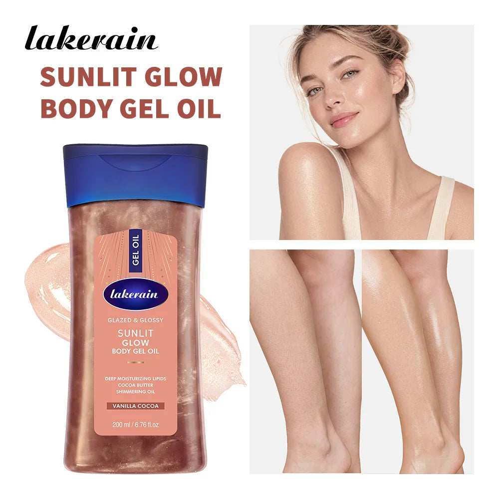 Radiant Body Gel Oil Hydrating Shimmer Moisturizing Skin Care Treatment