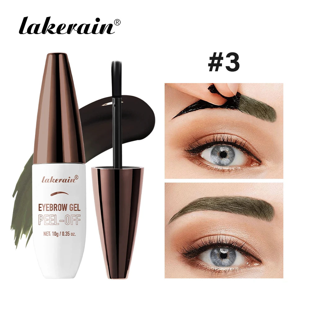 Peel Off Eyebrow Gel Waterproof Brow Tint Tattoo Cream - 24