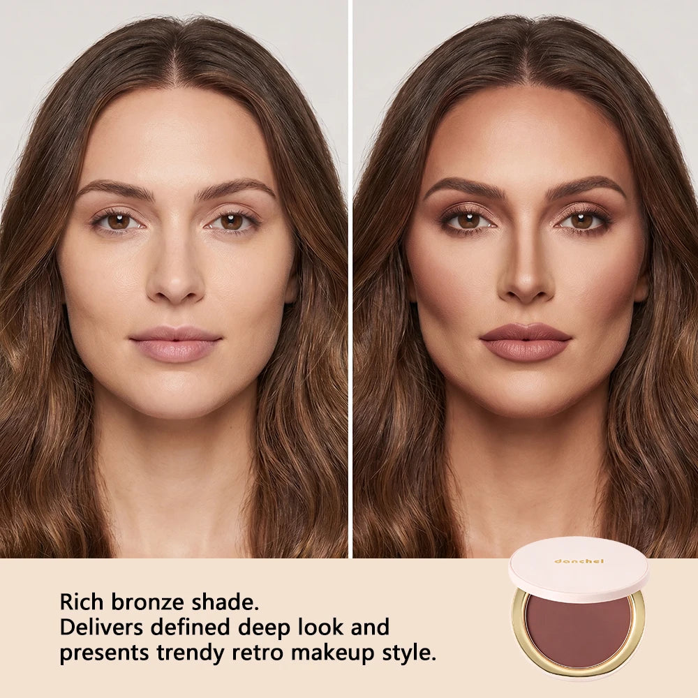 Soft Matte Bronzer Powder Natural Shading Contour Makeup - 10