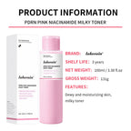 PDRN Niacinamide Toner Pink Facial Lotion for Glowing Skin