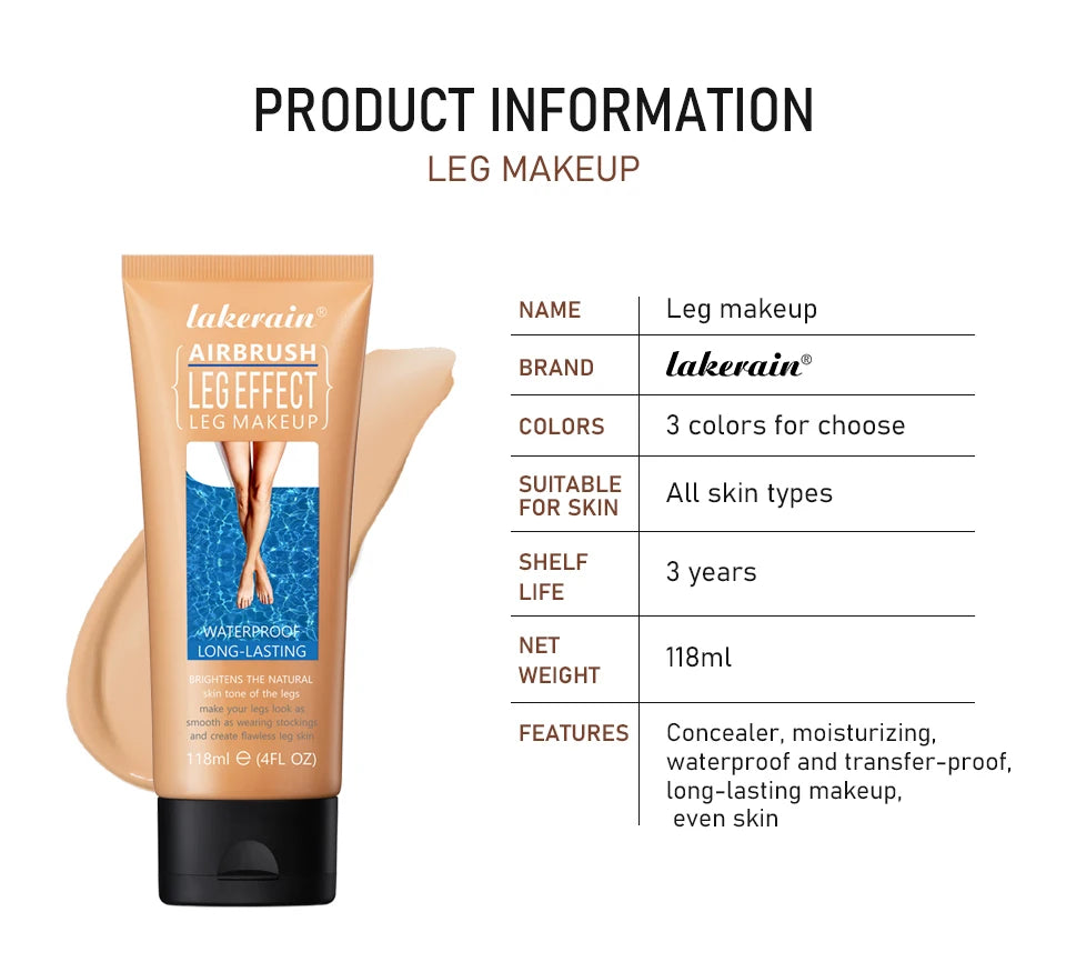 Leg Makeup Body Foundation and Body Concealer for Flawless Skin