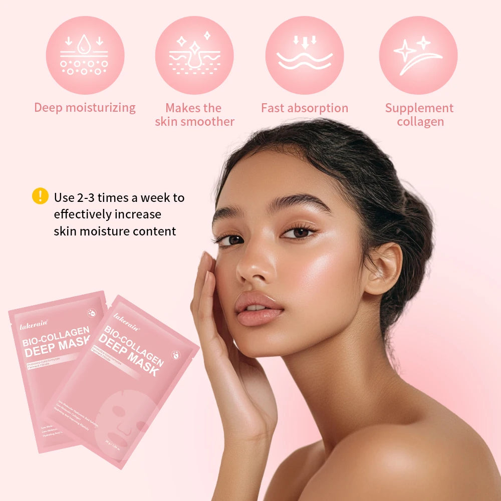 Collagen Overnight Peel Off Mask Korean Night Wrapping Face Treatment