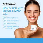 Honey Walnut Facial Scrub and Exfoliating Face Mask