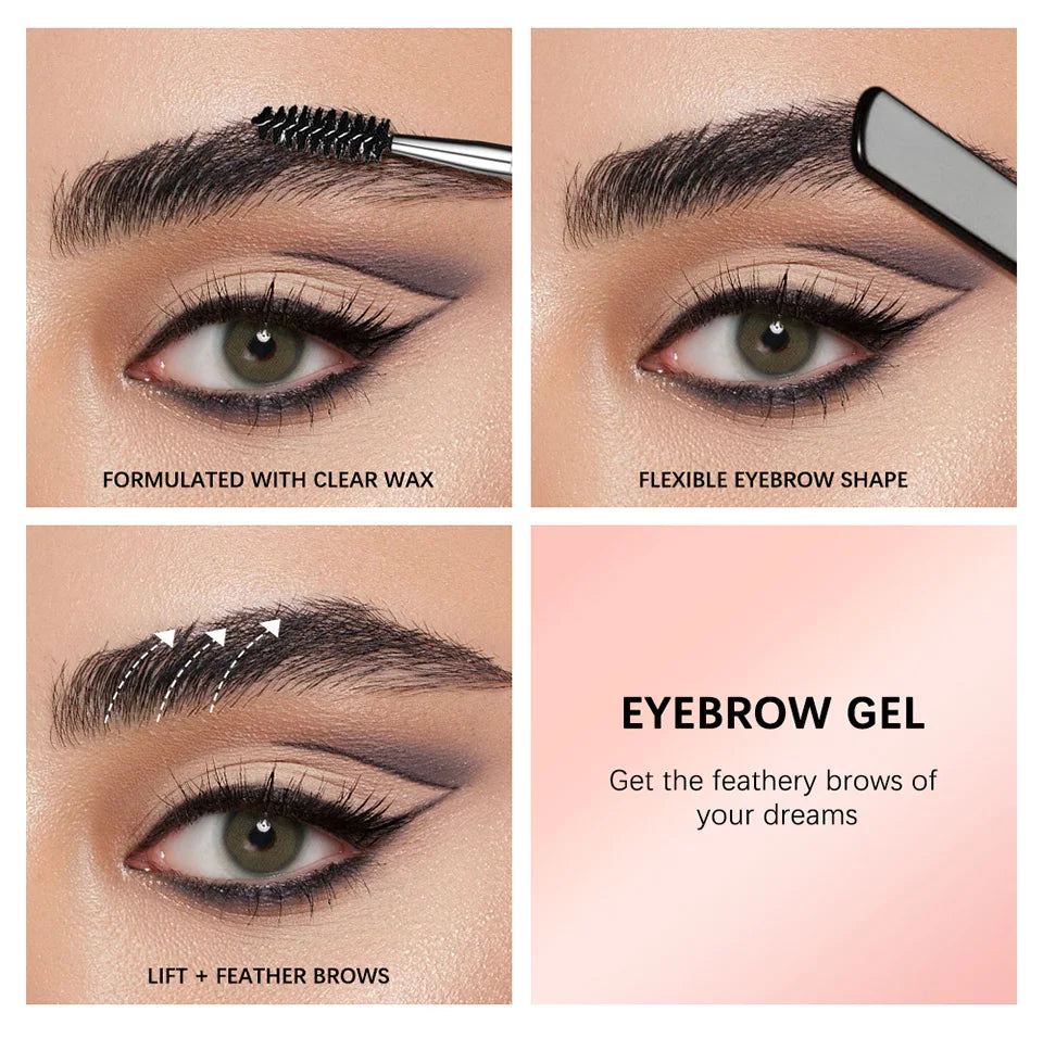 Waterproof Eyebrow Styling Gel Natural Brow Sculpting Pomade - 16