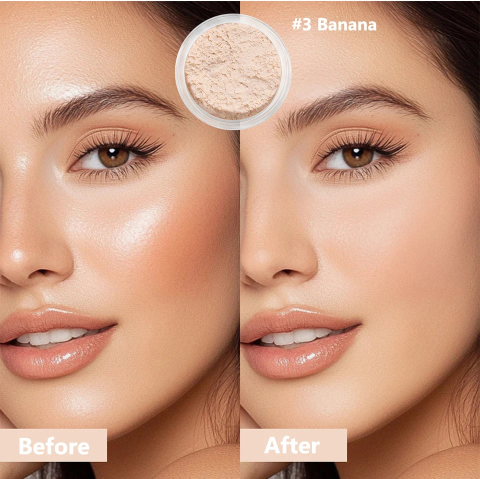 Matte Setting Powder and Face Baking Powder for Long Lasting Makeup
