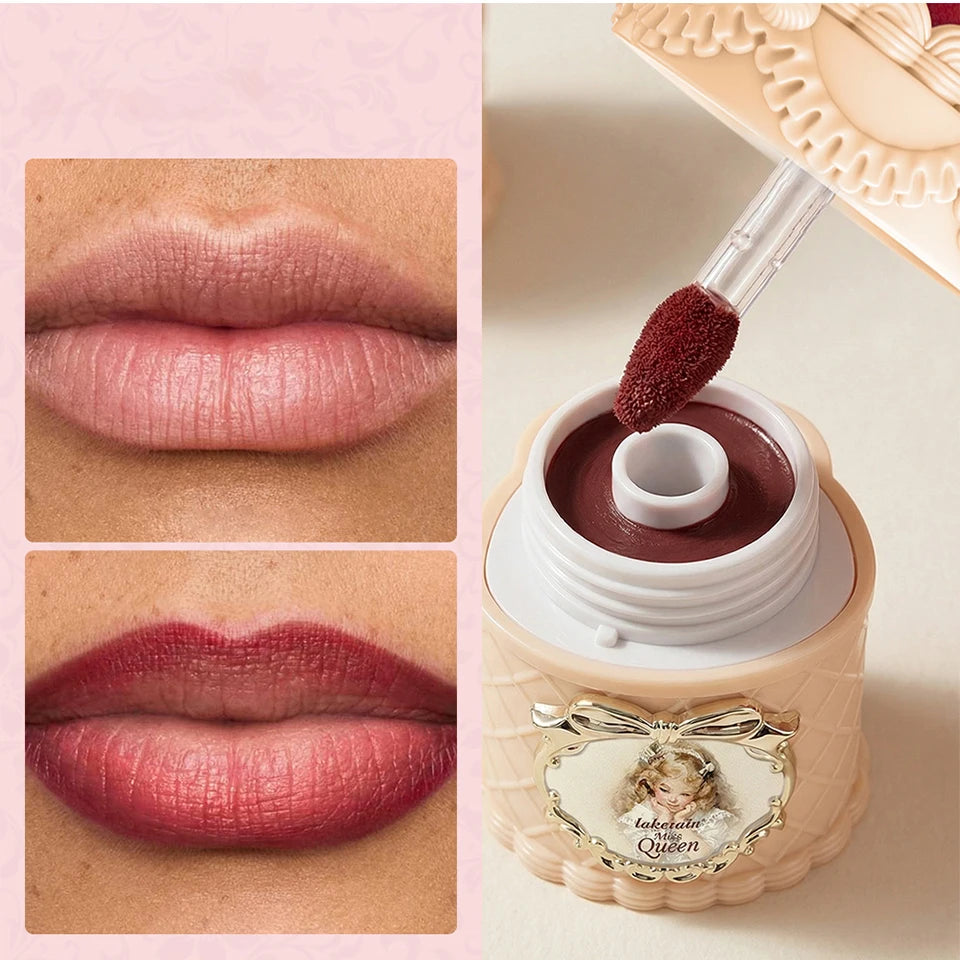 Strawberry Lip Mud Matte Lip Cream Long Lasting Velvet Lipstick - 11