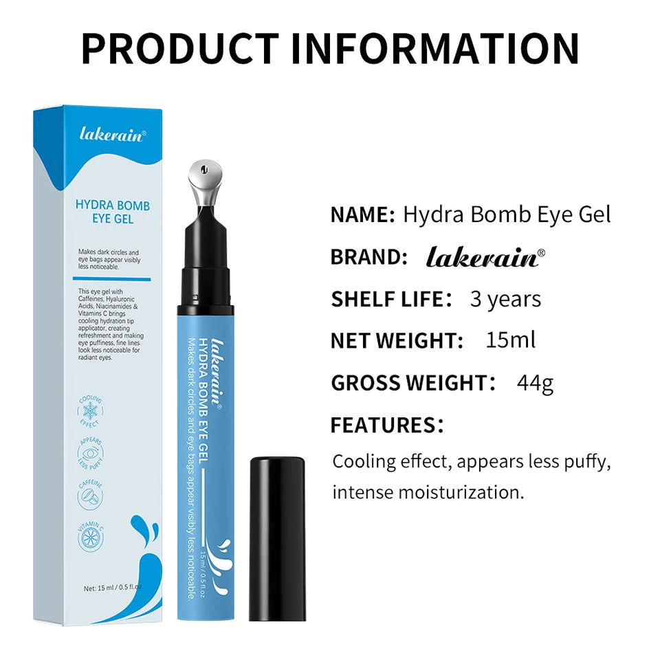Cooling Eye Gel Hydrating Eye Serum for Dark Circles and Puffiness