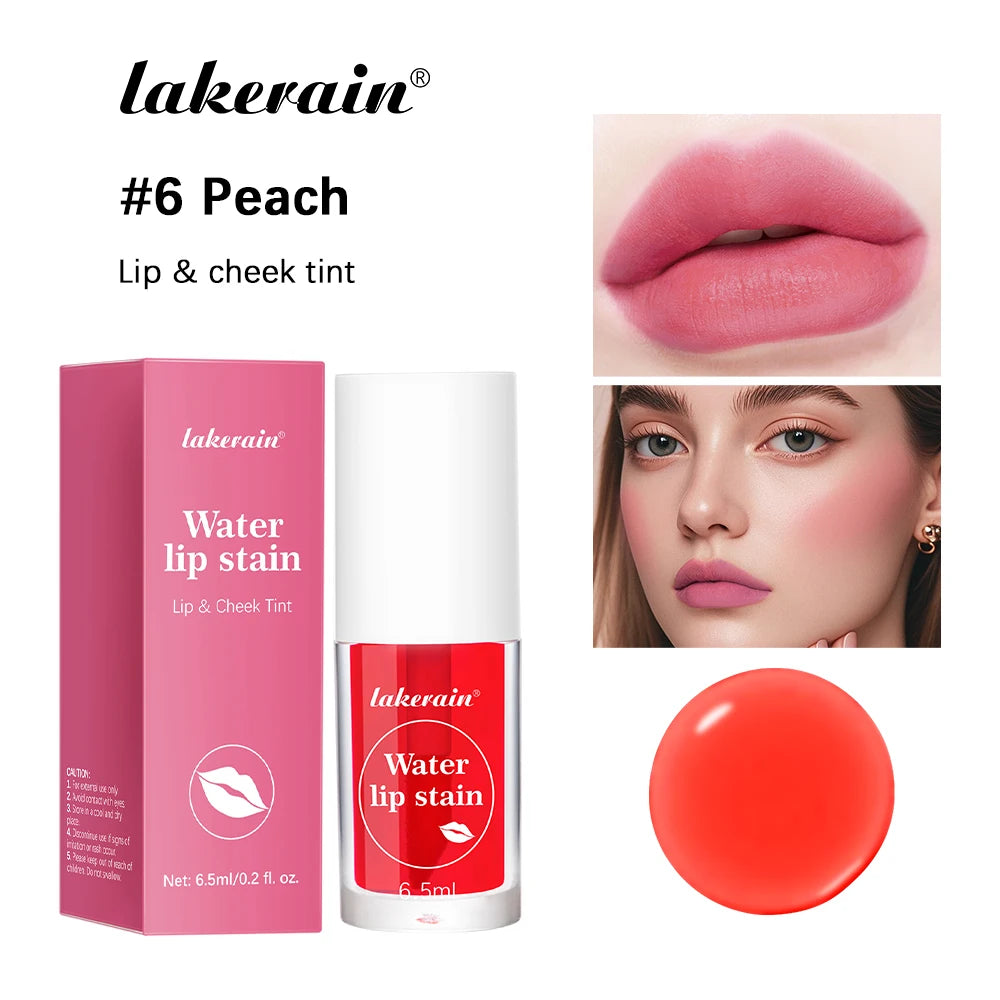 Water Lip Stain and Liquid Blush Long Lasting Tint - 25