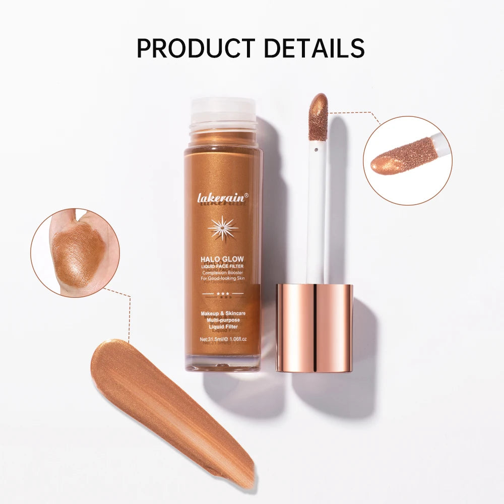 Liquid Face Highlighter Makeup Glow Boosting Illuminating Serum - 5
