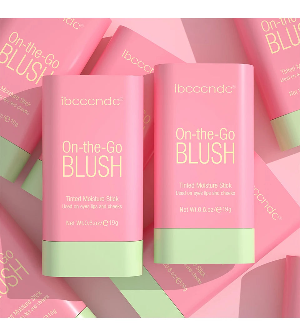 Tinted Blush Stick Moisturizing Cream Blusher for Cheeks and Lips - 25