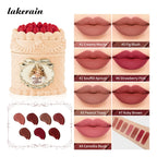 Strawberry Lip Mud Matte Lip Cream Long Lasting Velvet Lipstick