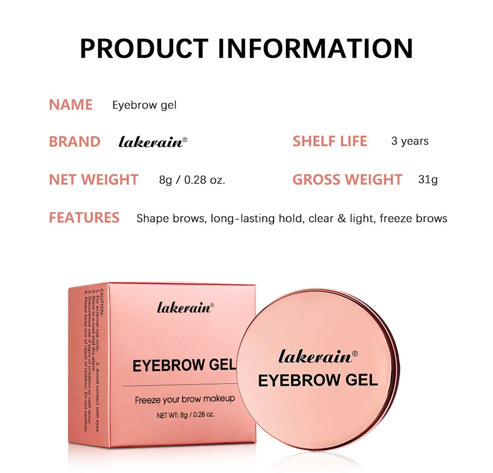 Eyebrow Styling Gel Natural Brow Sculpt Soap and Lamination Pomade