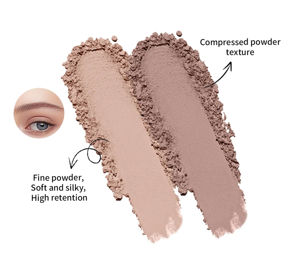 Eyebrow Powder Duo and Contour Palette Natural Brow Filler