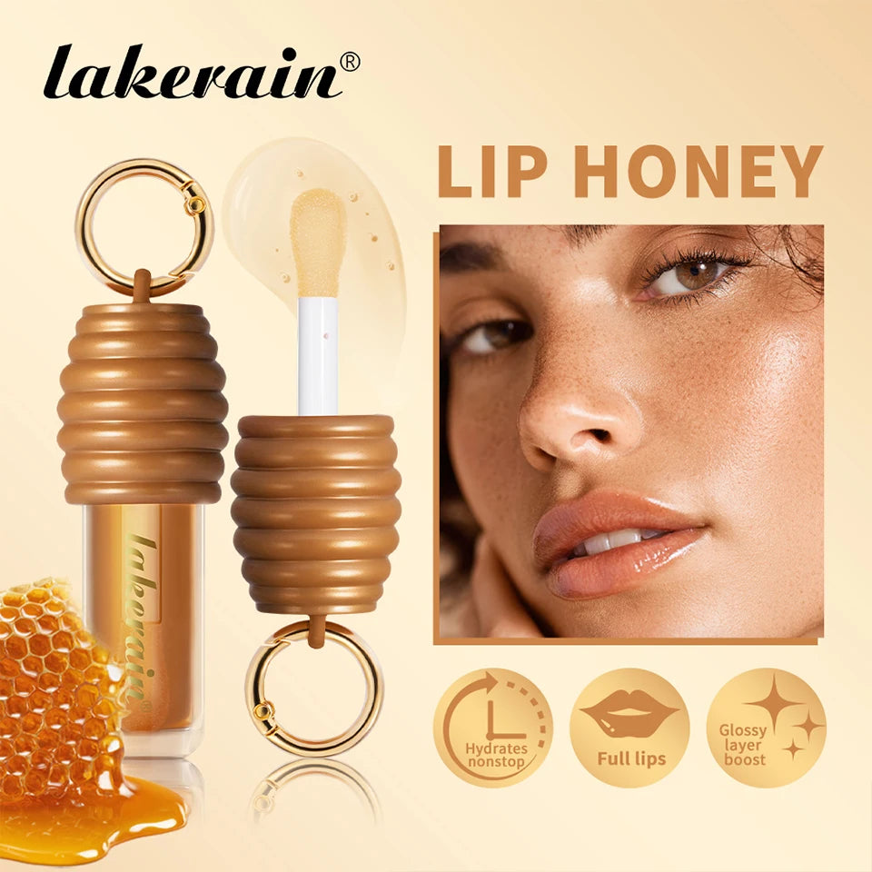 Honey Chocolate Lip Glaze and Moisturizing Lip Gloss Set