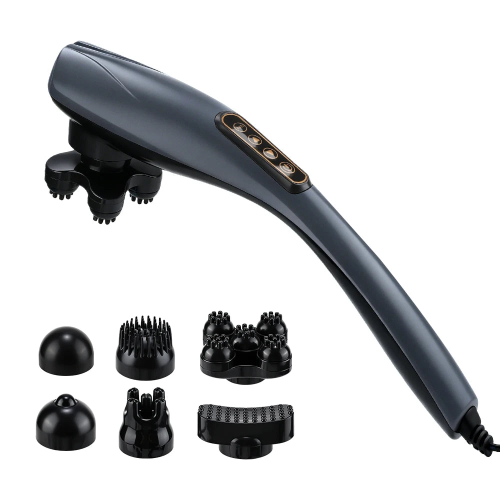 Electric Dolphin Massager Handheld Percussion Body Muscle Relax Tool