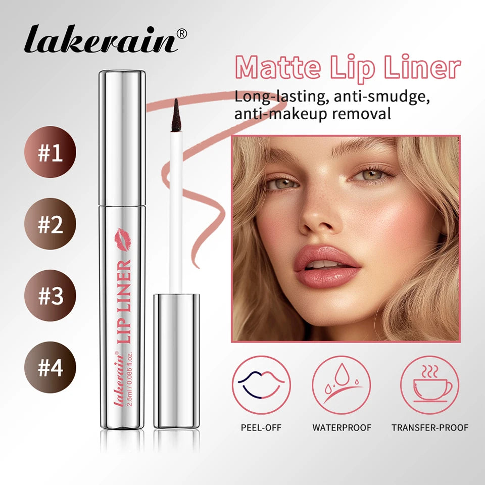Peel Off Lip Liner Tattoo Lip Stain Waterproof Smudge Proof Liner - 7