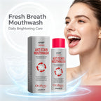 Anti Stain Mouthwash Alcohol Free Teeth Whitening Rinse