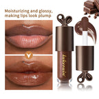 Honey Chocolate Lip Glaze and Moisturizing Lip Gloss Set