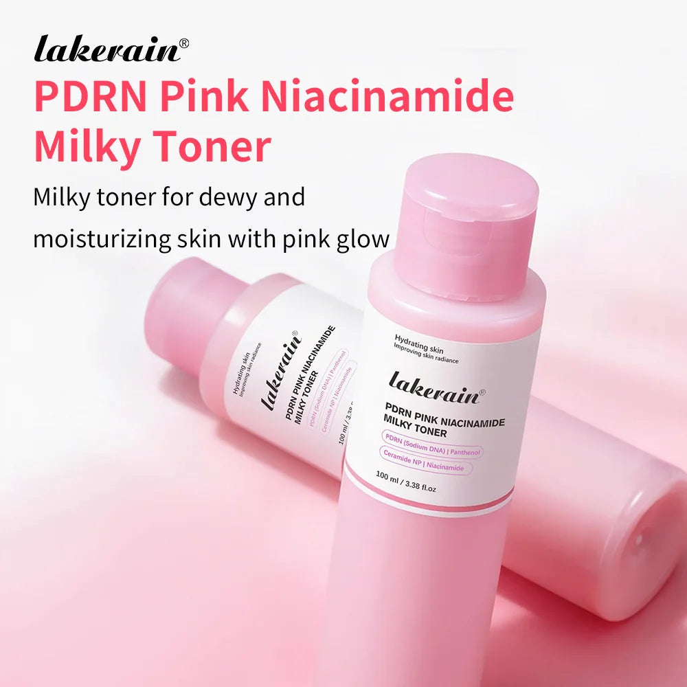 PDRN Niacinamide Toner Pink Milky Facial Moisturizing Lotion