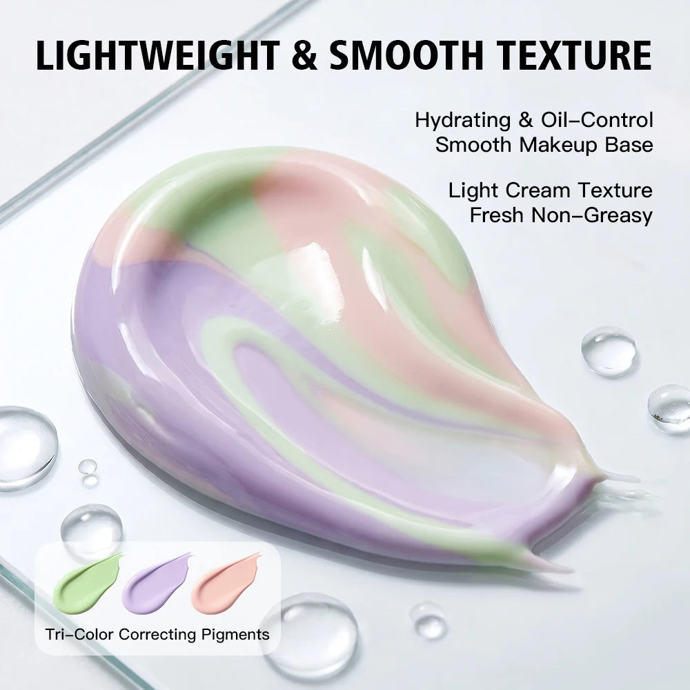 3 in 1 Color Correcting Primer SPF 50 Makeup Base and Sunscreen