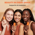 Liquid Foundation and Concealer Buildable Velvet Matte Face Makeup