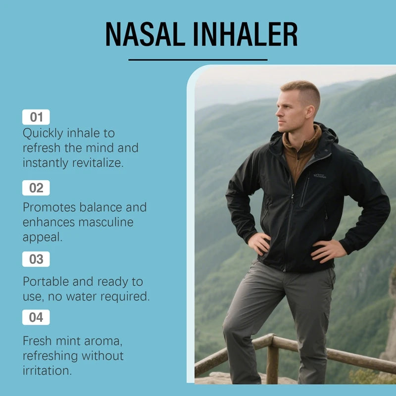 Men Nasal Inhaler Vitality And Charisma Daily Care Stick - 6