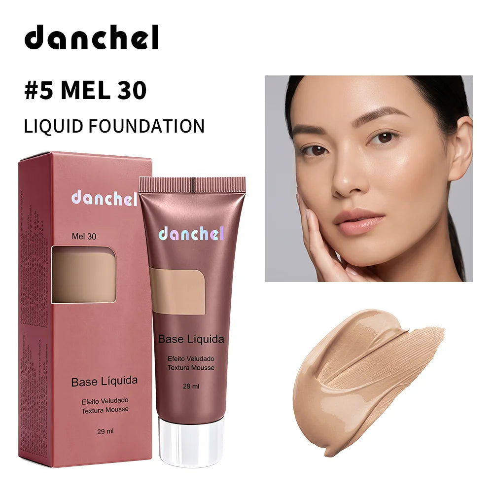 Liquid Foundation Long Lasting Face Makeup Base Matte Velvet Coverage - 25