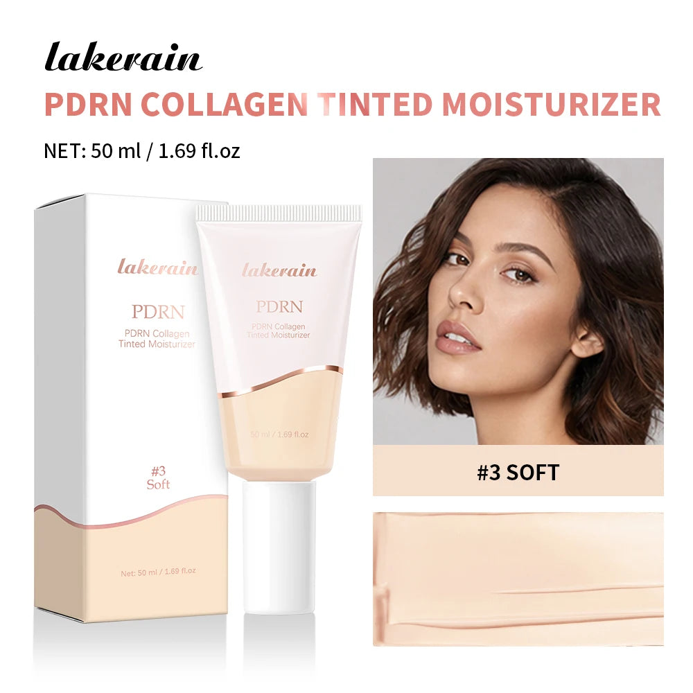 PDRN Collagen Tinted Moisturizer Radiant Glow Skin Tint Foundation - 26