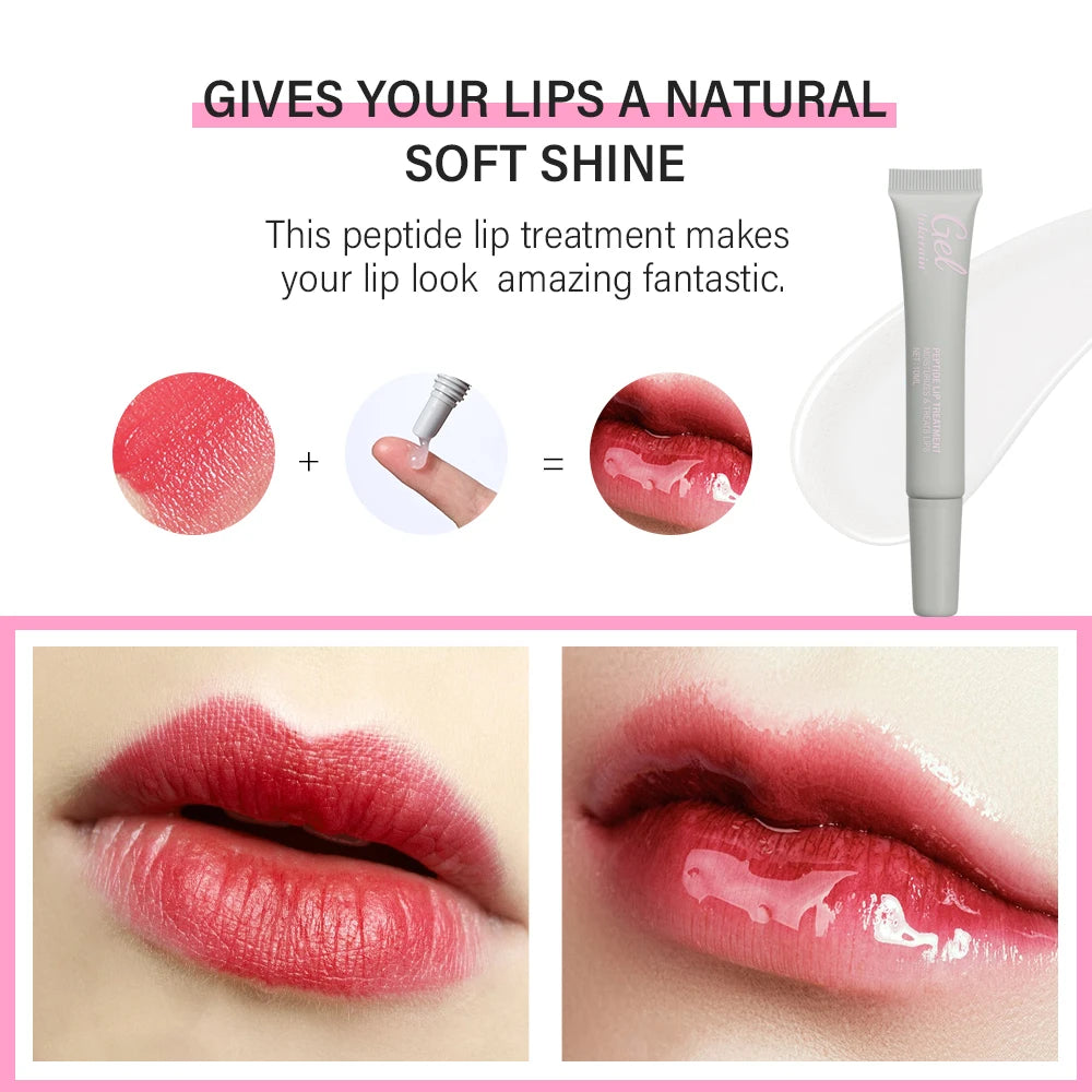 Peptide Lip Treatment Moisturizing Lip Balm Care Gel - 3