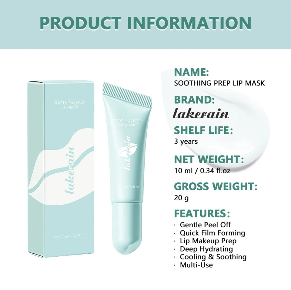 Cooling Peel Off Lip Mask Hydrating Lip Balm for Dry Lips - 15