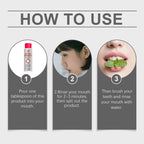 Anti Stain Mouthwash Alcohol Free Teeth Whitening Rinse