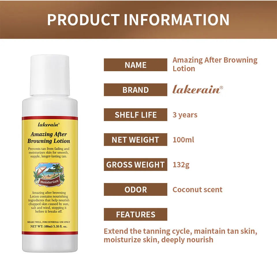 Amazing Brown Tanning Lotion Self Tanner Body Bronzer - 29