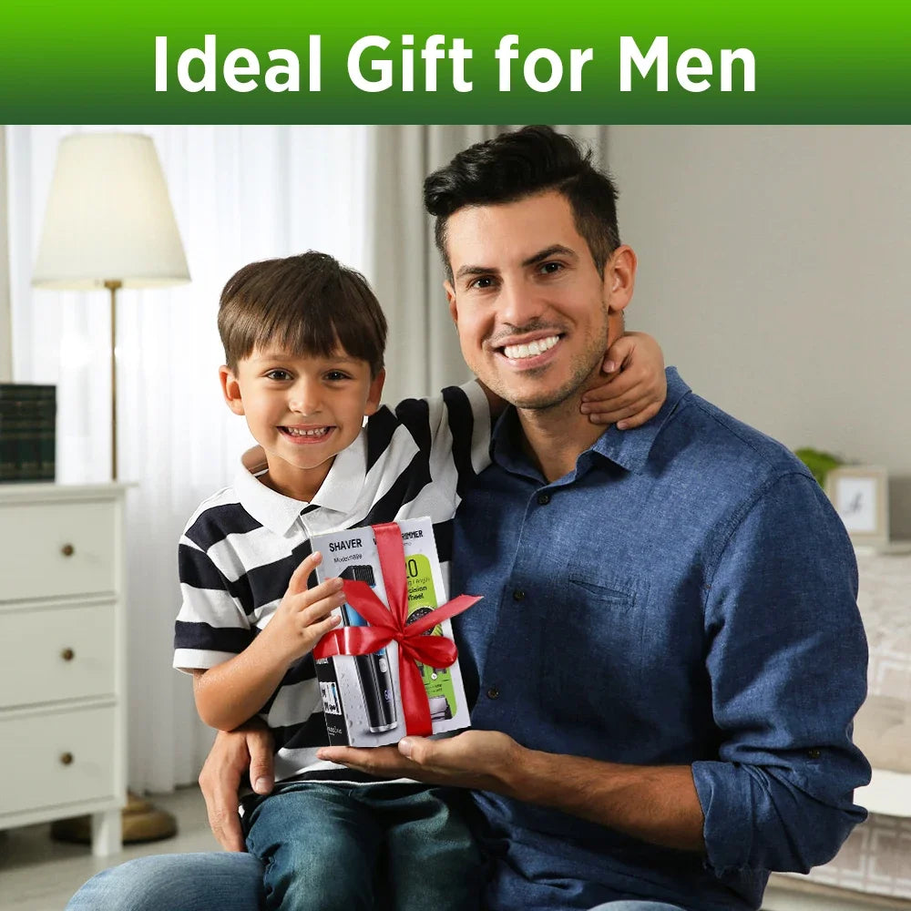 Cordless Beard Trimmer and Electric Hair Clipper Grooming Kit