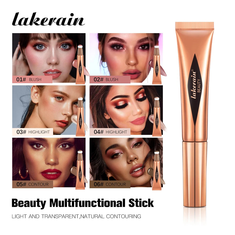 Liquid Face Contour Wand Stick Makeup Highlighter and Blusher