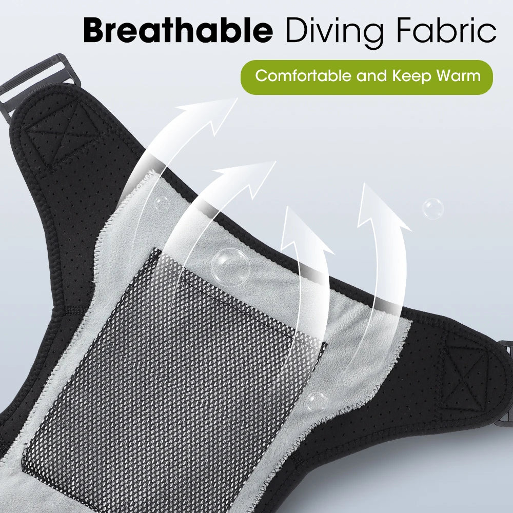 Cordless Shoulder Heating Massager Electric Muscle Relief Brace