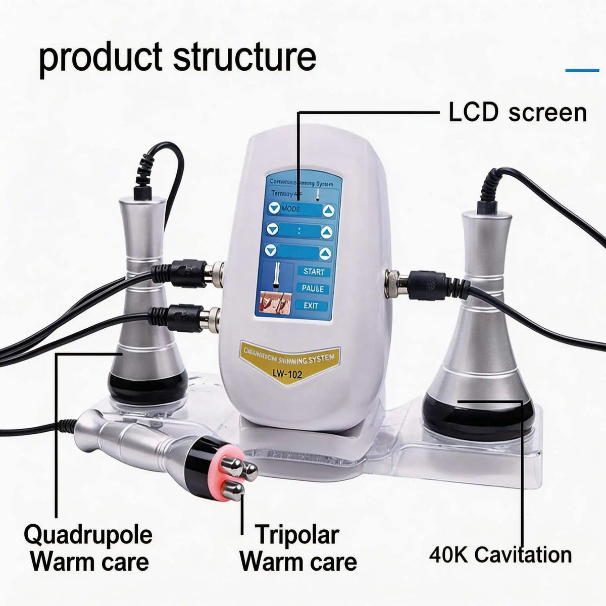 40K Cavitation Machine Ultrasonic Body Shaping and Slimming Device