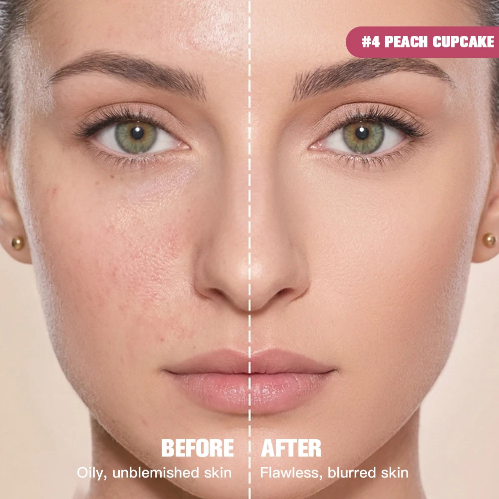 Pressed Setting Powder and Phone Grip Makeup Compact