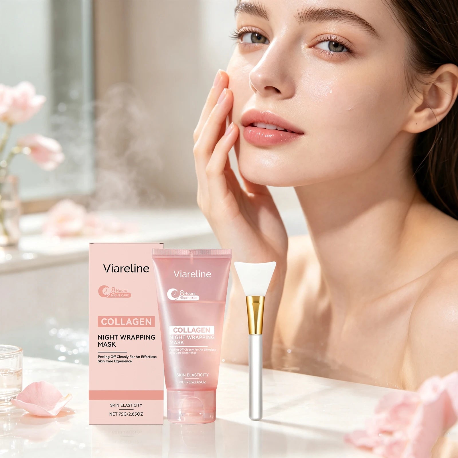 Collagen Night Wrapping Mask Peel Off Sleeping Facial Treatment - 3